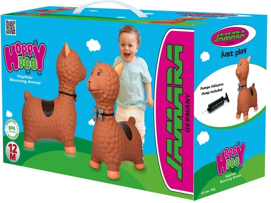 Lama Saltarina Correpasillos - Juguete Infantil Marron